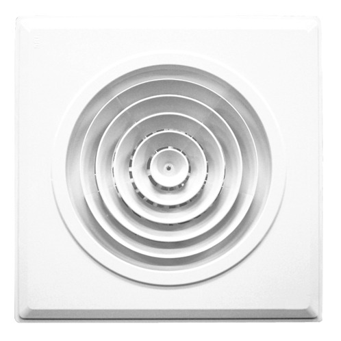 CAC Square Face Plate Round Ceilling Diffuser - Image 1