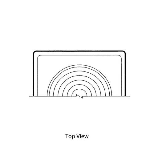 CAC Square Face Plate Round Ceilling Diffuser - Image 2