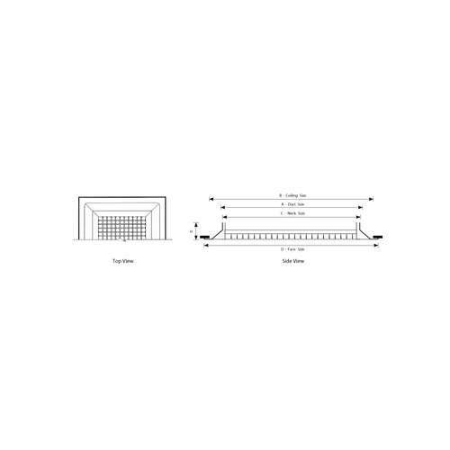 DG Double Deflection Ceiling Diffuser - Image 2